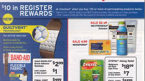 J&J Walgreens 'Get Ready' FSI