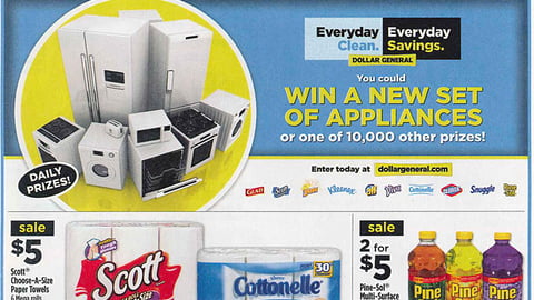 Dollar General 'Everyday Clean' FSI