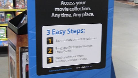 Walmart Entertainment Standee