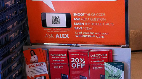 Rite Aid 'Informacist' Circular Rack Header