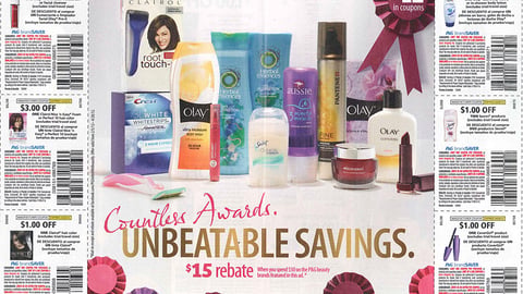 P&G 'Countless Awards' FSI