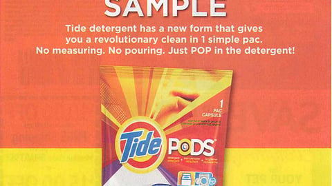 Tide Pods Dollar General Incentive FSI