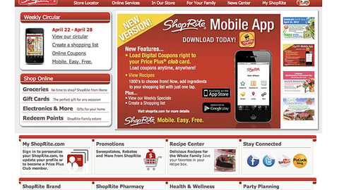 ShopRite 'Mobile App' Carousel Ad
