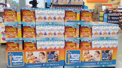 Walmart 'Fighting Hunger Together' Pallets
