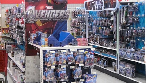 Target 'Avengers' Endcap