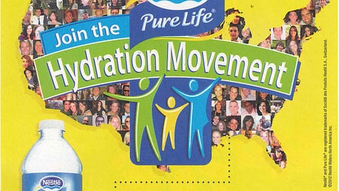 Nestlé Pure Life 'Hydration Movement' FSI
