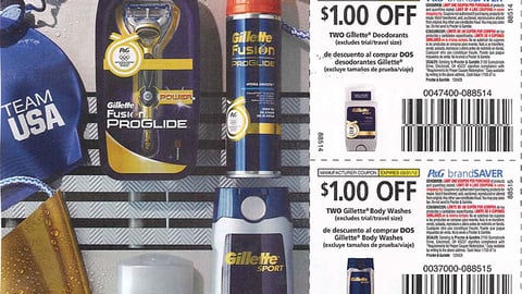 Gillette 'Great Start' FSI