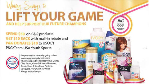 P&G Beauty 'Lift Your Game' FSI