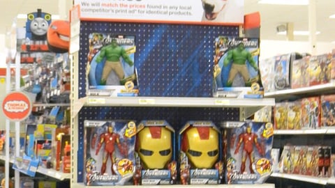 Target 'Avengers' Captain America Endcap
