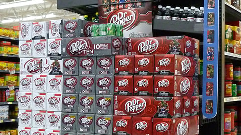 Walmart Dr Pepper 'Avengers' Endcap