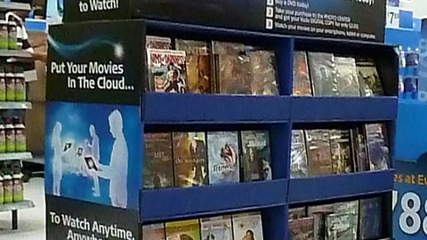 Walmart Entertainment Pallet Display