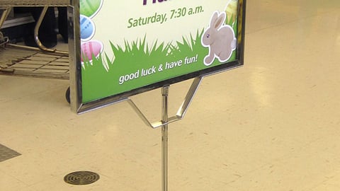 Dominick's 'Easter Egg Hung' Stanchion
