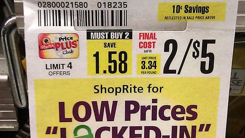 ShopRite 'Locked-in' Price Label