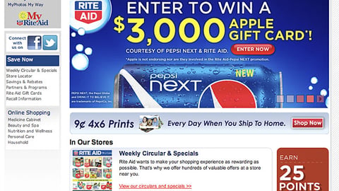 Rite Aid Pepsi Next Carousel Ad
