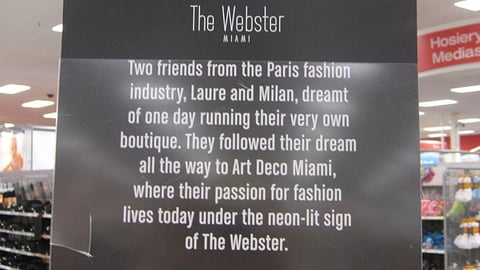 Target 'The Webster' Rack Header