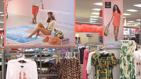 Target 'The Webster' Apparel Display