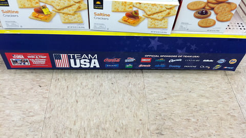 Dollar General 'Team USA' Shelf Sign