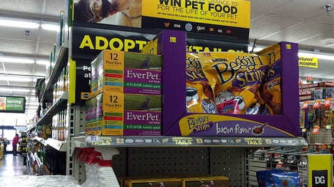 Dollar General 'Adoption Tails' Endcap
