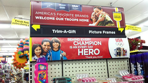P&G Dollar General 'Every Day Hero' Header