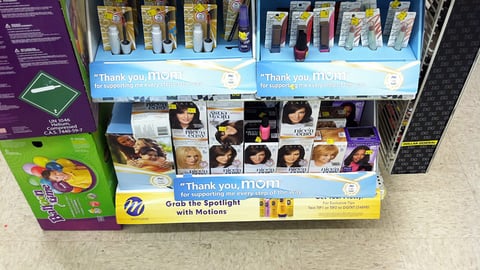 P&G 'Thank You, Mom' Shelf Trays