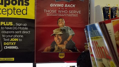 Dollar General Frito-Lay 'Those Who Serve' Poster