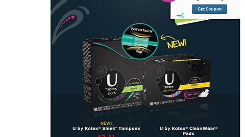 Walmart U by Kotex 'Break Up' Brand Page