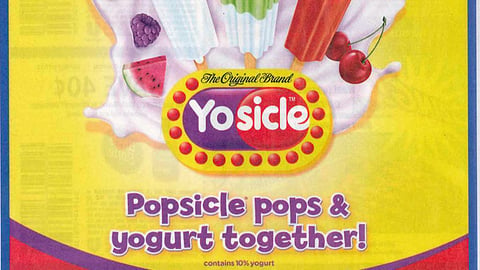 Yosicle 'Pops & Yogurt' FSI