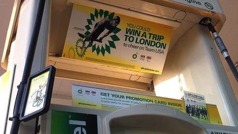 BP 'Team USA' Pump Signs