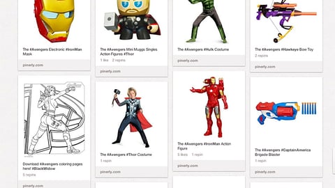 Toys "R" Us 'Avengers' Pinterest Board