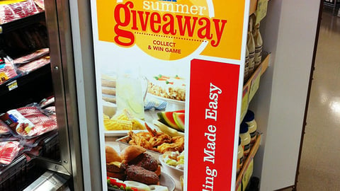 Heinz Albertsons 'Sizzlin' Summer Giveaway' Shipper
