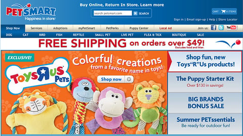 PetSmart 'Toys "R" Us Pets' Carousel Ad