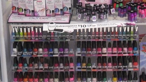 Rite Aid 'Nail Extravaganza' Incentive Shelf Signs