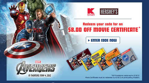 Hershey's Kmart 'Avengers' Page