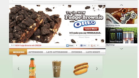 7-Eleven 'Fudge Brownie with Oreo' Carousel Ad