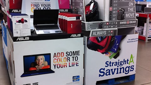 Sam's Club 'Straight A+ Savings' Pallet Wrap