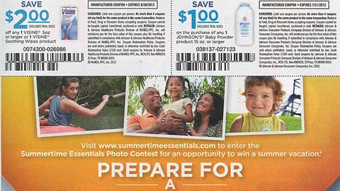 J&J 'Picture Perfect Summer' FSI