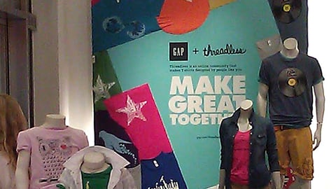 Gap Threadless 'Make Great Together' Wall Sign