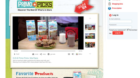 H-E-B 'Primo Picks' Landing Page