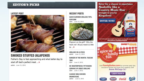 Grilling.com 'Spice Up' Display Ad