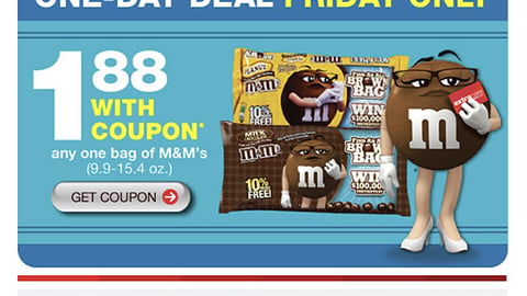 CVS M&M's 'One-Day Deal' Email 