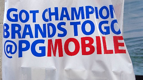 P&G Walmart 'Champion Brands' Sample Bag