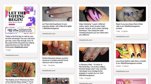 Rite Aid 'Nail Extravaganza' Pinterest Board