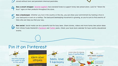 Whole Foods 'Share the Buzz' Microsite