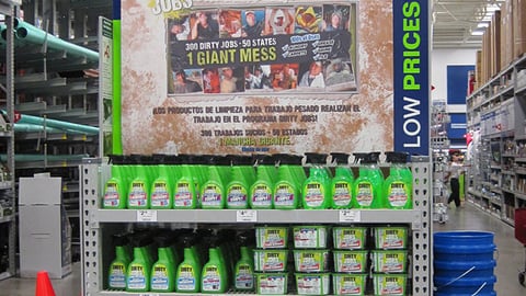 Dirty Jobs Lowe's Endcap