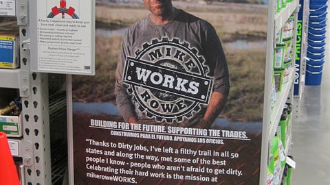 Dirty Jobs Lowe's Side Panel