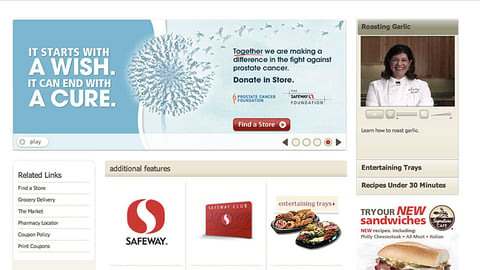 Safeway 'End With a Cure' Carousel Ad