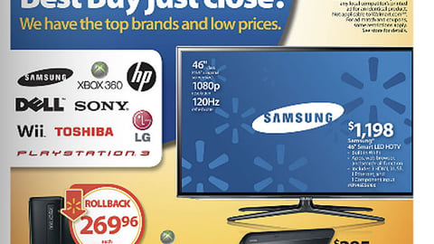 Walmart 'Best Buy' Free-Standing Insert Front