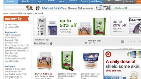 Target Sun Care Display Ad