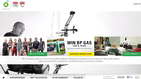 BP Team USA Website