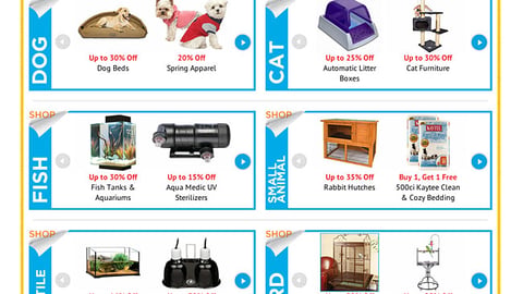 Petco 'Everything Under the Sun' Landing Page